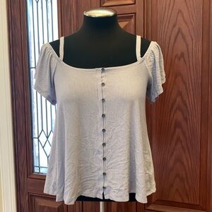 American Eagle Cold Shoulder Top